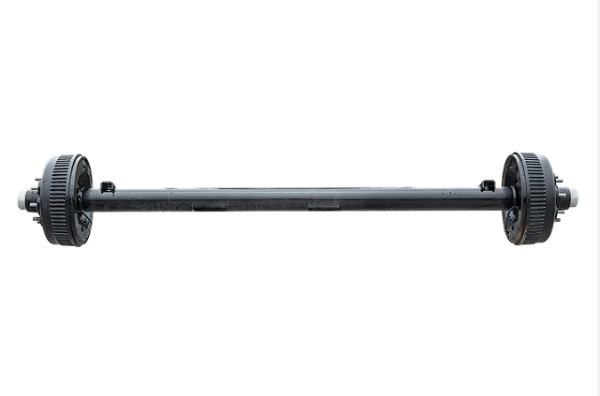 8,000lb Straight Trailer Axle With 8 Lug Electric Brakes - Image 2