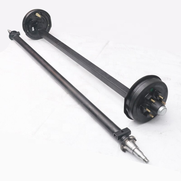 5,200lb Straight Trailer Axle With 6 Lug Electric Brakes - Image 2