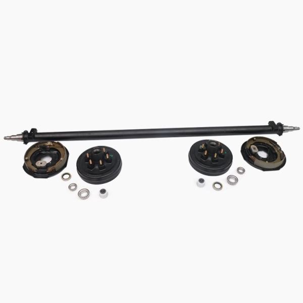 6,000lb Straight Trailer Axle With 6 Lug Electric Brakes - Image 2