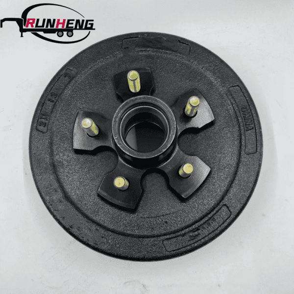 3.5K 10" 5 on 4.50 Drum; Bearing;L44649/L68149: 1/2-20 Press In Studs