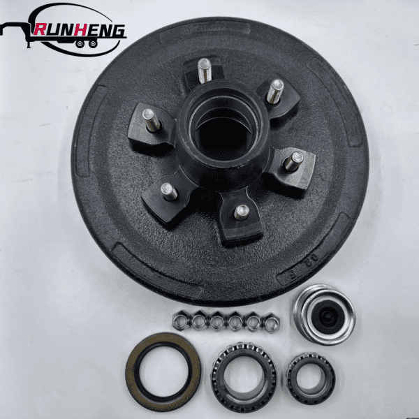 6.0K 12" 6 on 5.50 Drum; Bearing;25580,15123；1/2-20 Press In Studs - Image 3