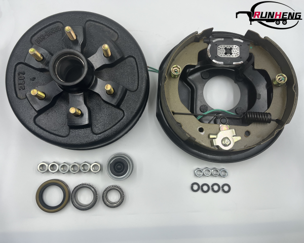 3.5K 10" 5 on 4.50 Drum; Bearing;L44649/L68149: 1/2-20 Press In Studs - Image 3