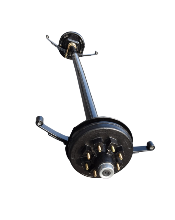 7,000lb Straight Trailer Axle With 8 Lug Electric Brakes