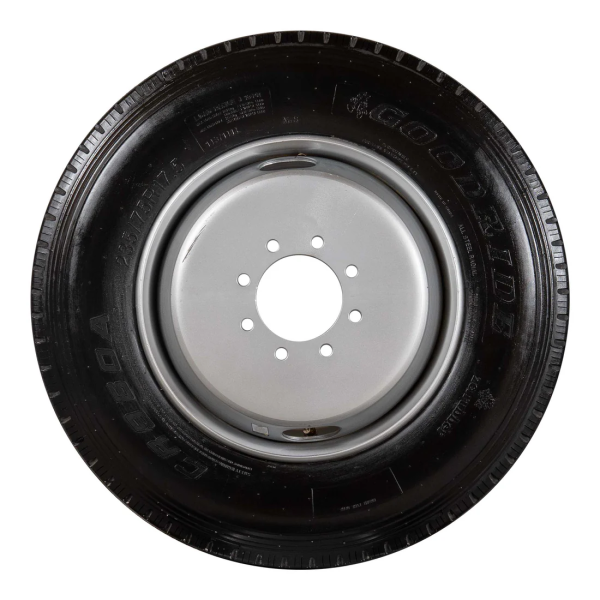 17.5" 18 ply Radial Trailer Tire & Wheel - ST 235/75R17.5 8x6.5 Lug (Silver Dual) - Image 2
