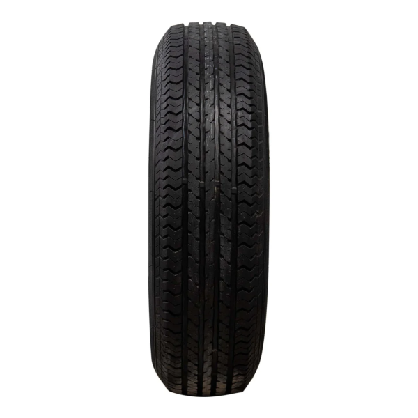 16" 10 ply Radial Trailer Tire & Wheel - ST235/80 R16 8 Lug (Silver Mod) - Image 3