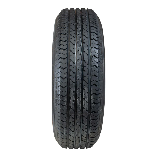 15" 10 ply Radial Trailer Tire & Wheel - ST 225/75R15 6 Lug (Silver Mod) - Image 3