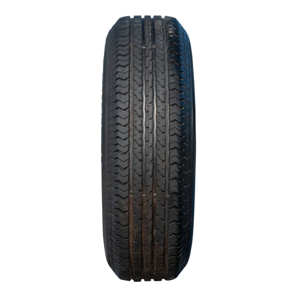15" 10 ply Radial Trailer Tire & Wheel - ST 225/75R15 5 Lug (Silver Mod) - Image 4